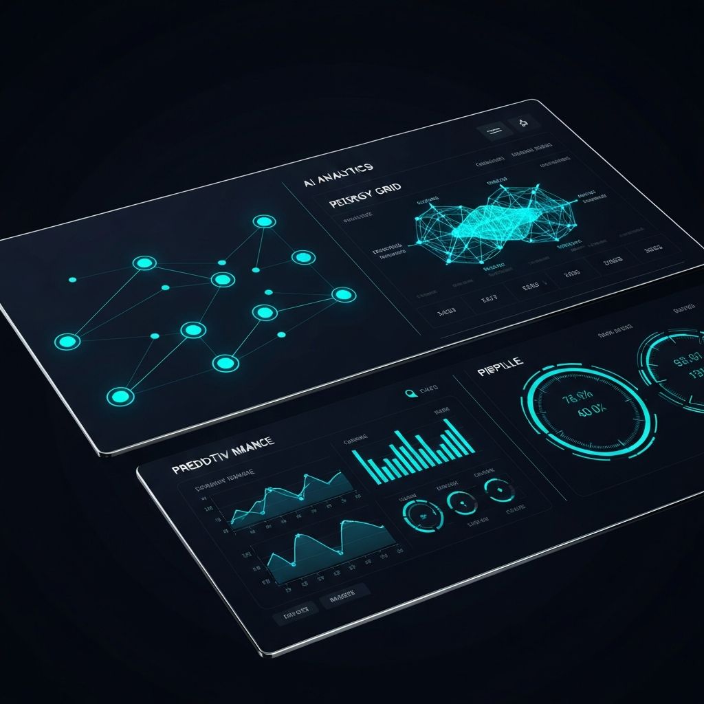 AI-powered analytics dashboard showing sales pipeline metrics